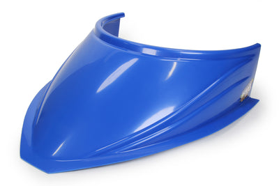 Prise d'air de capot MD3 5" de haut Chevron incurvé Bleu