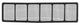 Nose Screen Lower 3/16in Black ABC NextGen