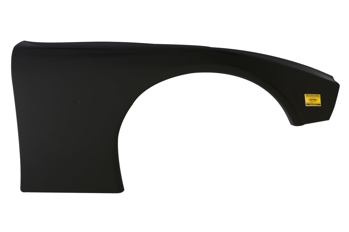 2019 LM Garde-boue en plastique moulé noir droite