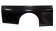 Panneau de custode droit en aluminium noir pour camion, 2019