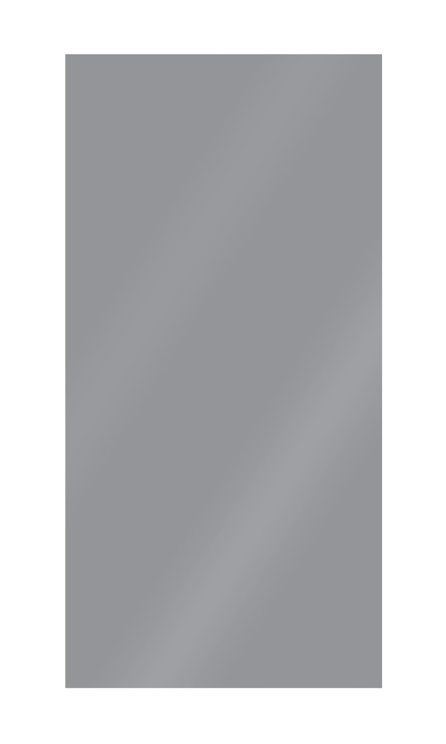 Feuille de plastique MD3 4 pi x 8 pi Grise MD3