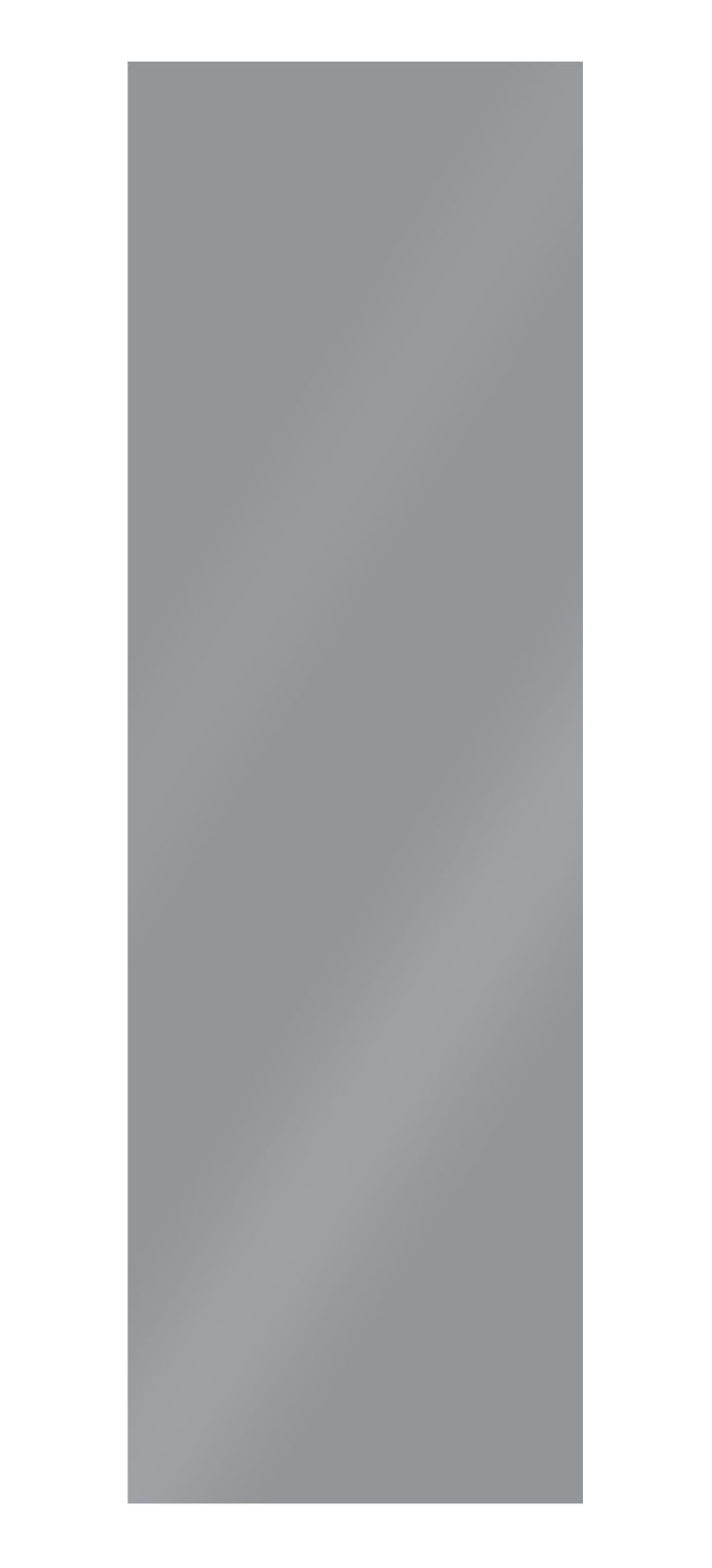 Feuille de plastique MD3 1,07m x 2,90m Gris MD3