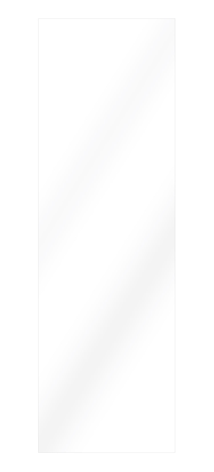 Feuille de plastique MD3 3,5 pi x 9,5 pi Blanc MD3
