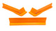 Jupe latérale 3 pièces modifiée orange
