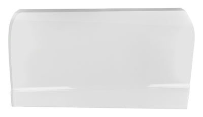 Porte gauche voiture de course blanche aluminium