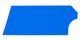 Porte en plastique antichoc bleu gauche