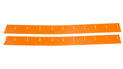 88 Bandes d'usure de monte-jus Nez inférieur orange