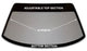 Kit d'occultation de pare-brise 88 Monte noir