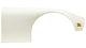 Garde-boue ABC en plastique blanc droit pour pneus 10 pouces