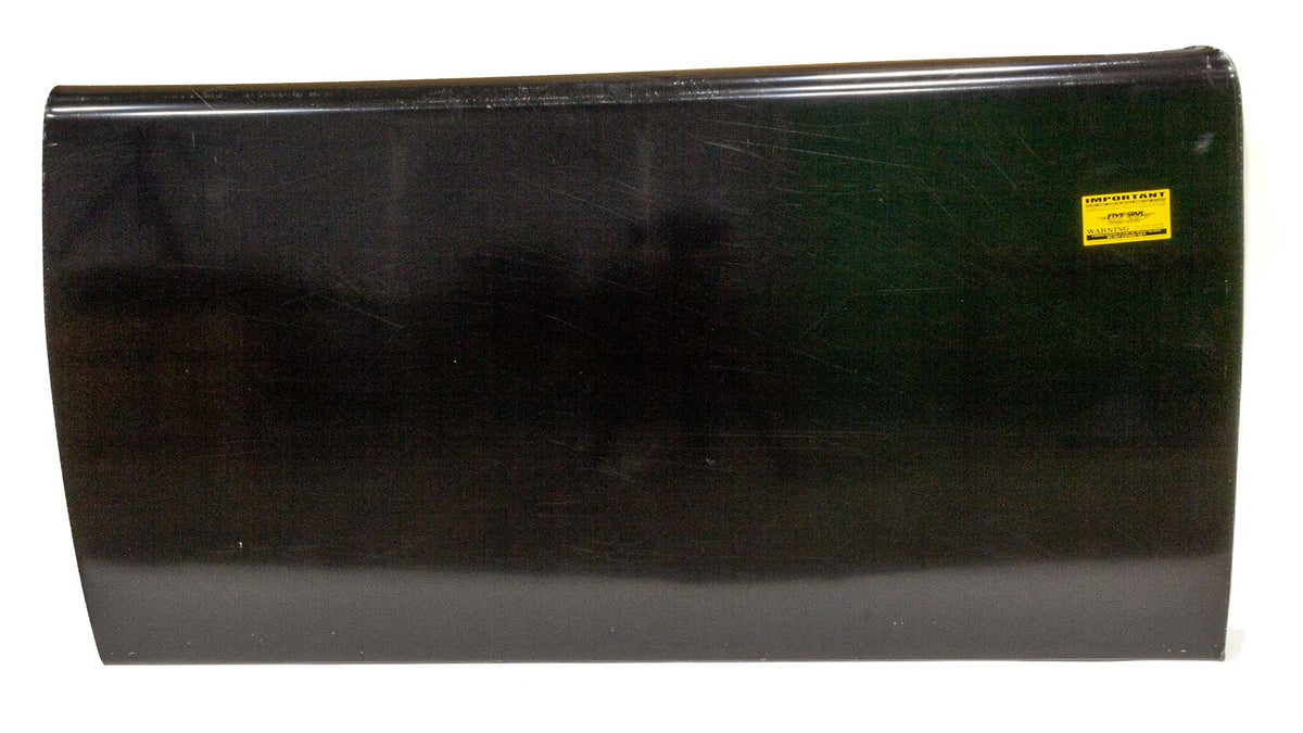 ABC Porte Aluminium Noir Gauche