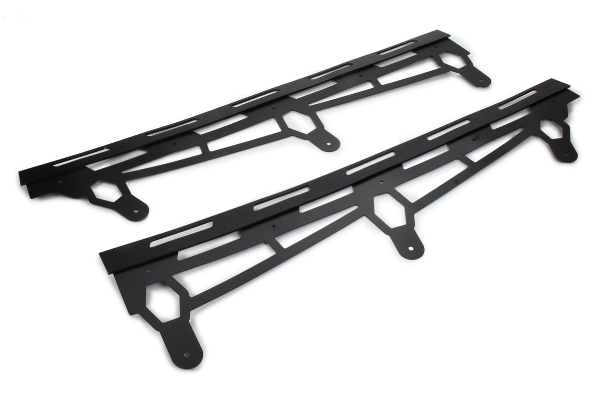 ABC Spoiler 60in x 6.5in 90 Deg Supports de remplacement noirs