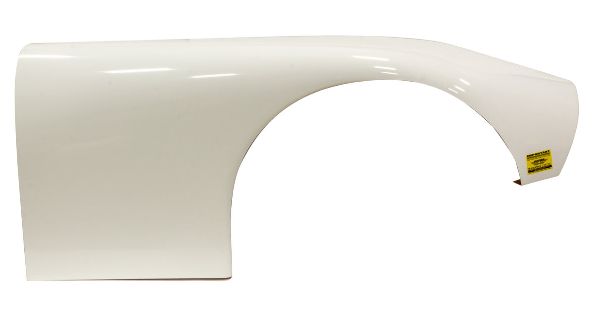 ABC Garde-boue composite blanc droit Pneus 8 pouces