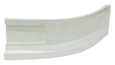 S2 plastique nez bas blanc GAUCHE