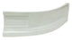 S2 plastique nez bas blanc GAUCHE