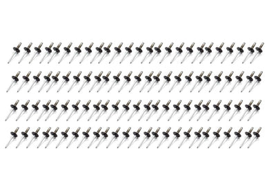 Lrg Hd Rivet Black Multi -grip 100pk