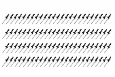 Rivet multi-grip tête large noire 100 unités