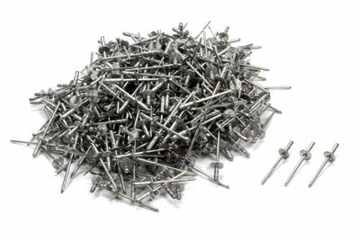 Rivet à grosse tête argent 500 pièces 3,175 mm