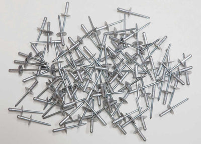 Grande Rivet Tête Argent 100pièces 3/16po