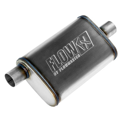 Silencieux FlowFX Entrée 2.25po Décalée/Sortie Centrale