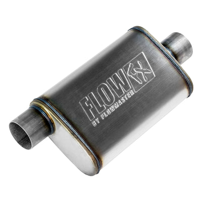 Silencieux FlowFX Entrée 3 po décalée/Sortie centrale