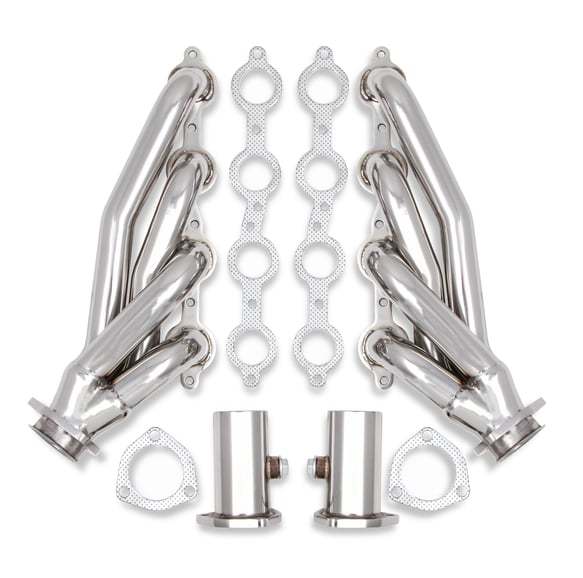 Ensemble de collecteurs d'échappement LS Swap en acier inoxydable 304 poli