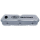 Chrome Steel Valve Cover Set w/Ford Racing Logo
