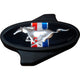 Écrou papillon noir pour filtre à air, filetage 1/4-20