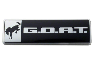 Bronco/Bronco Sport G.OA.T. Badge Black/Chrm