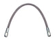 #3 PTFE 12in Hose Clear Cover 3an Female St