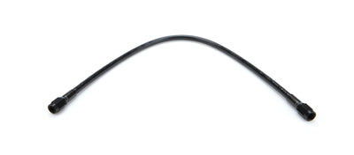 #3 Tuyau PTFE droit x droit, 16 pouces de long avec gaine noire