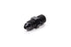 Raccord droit #4 x 1/16 MPT noir