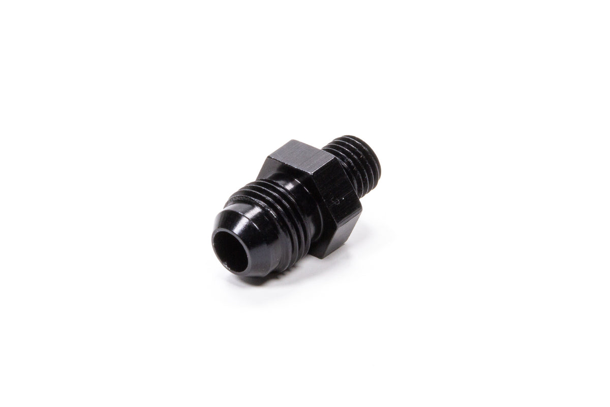 Raccord droit adaptateur #6 x 1/4 MPT Noir