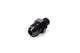 Raccord droit adaptateur #6 x 1/4 MPT Noir