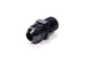 Raccord droit adaptateur #8 x 1/4 MPT Noir