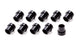 #6 Manchon de tube Alum (paquet de 10) noir