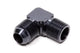 Raccord adaptateur 90 degrés #16 x 3/4 MPT Noir