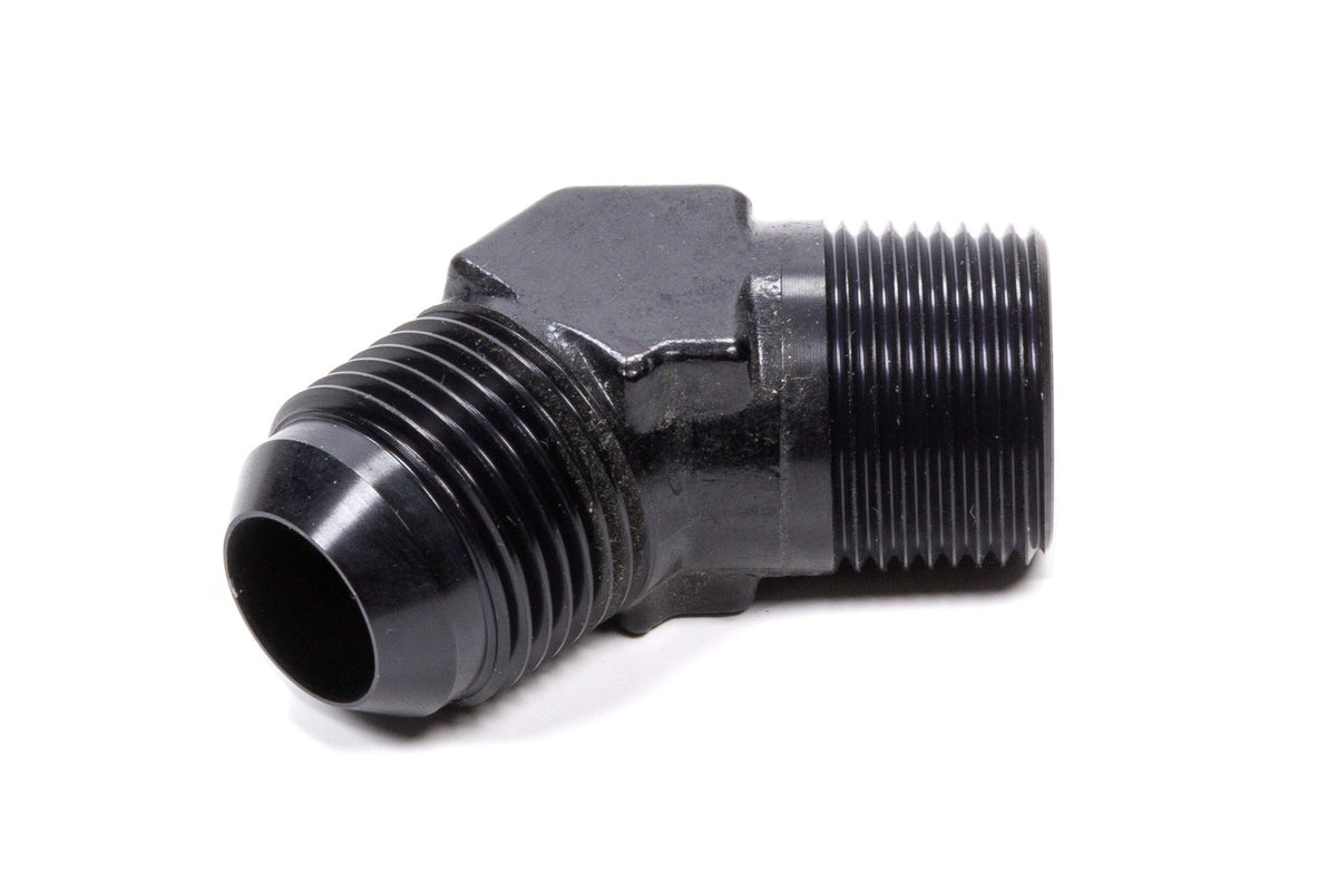 Raccord adaptateur 45 degrés #10 x 3/8 MPT Noir