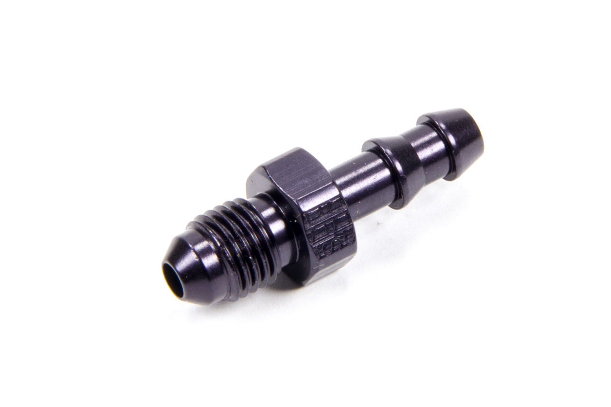 #Raccord cannelé noir 4 X 1/4