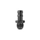 Raccord cannelé 12 X 3/4 noir