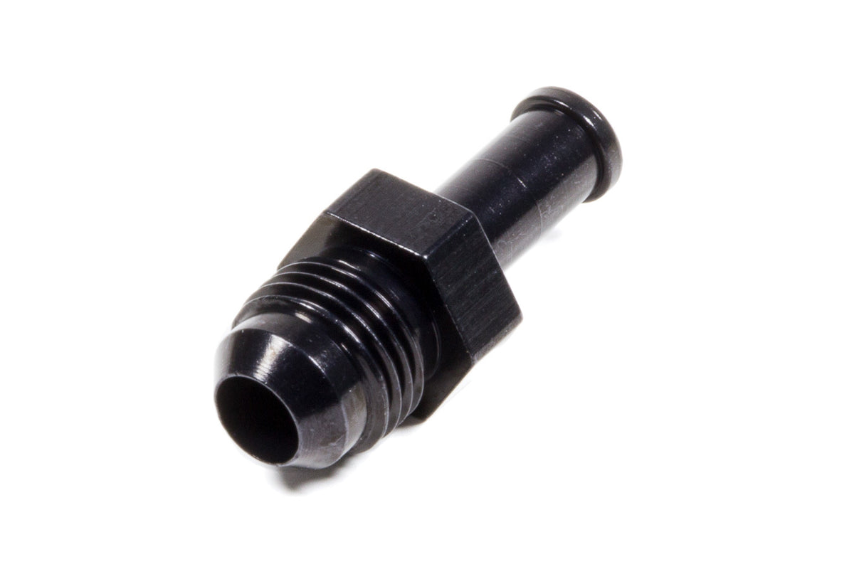 Raccord de tuyau droit barbelé 5/16" mâle #6 noir