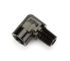 Raccord coudé 1/4 NPT mâle/femelle - Noir