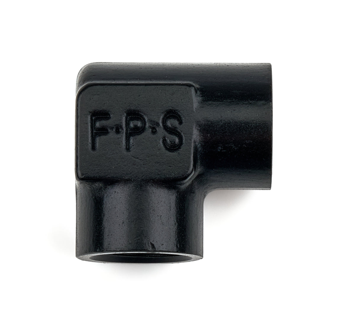 Raccord coudé 90° F/F noir 1/8 po