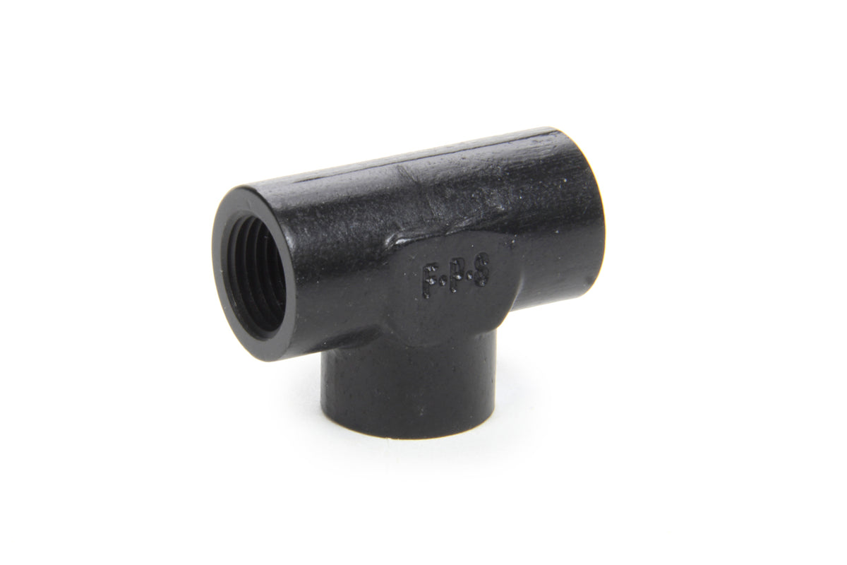 Raccord en T coudé noir 1/8 po NPT femelle