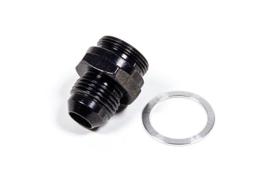 Raccord d'adaptateur de carburateur #8 x 7/8-20 Noir