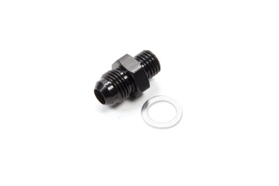 Raccord mâle adaptateur #6 x 9/16-24 Holley Noir
