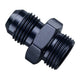 Raccord mâle #6 x 11/16-18 P/S noir