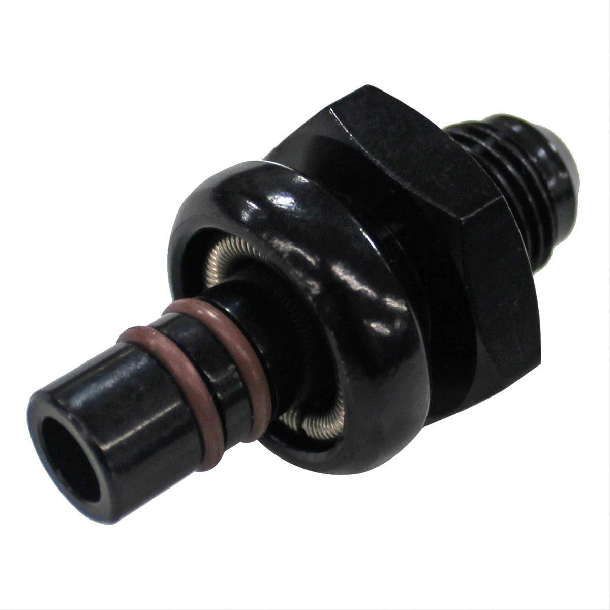 Raccord noir 6 AN vers Ford EFI avec tige de 0,435
