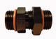 Raccord adaptateur #12 ORB x #12 ORB noir