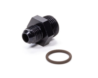 #6 x 3/4-16 (#8) Raccord O-Ring Rayon Noir