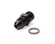 #4 x 7/16-20 (#4) Raccord O-Ring Rayon Noir